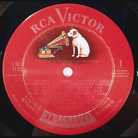 Hair - Original Broadway Cast - Vinyl LP Record - Picture 3 of 4